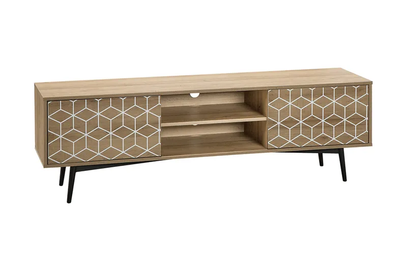 Dariana TV-Bänk 160 cm, Trä/Natur