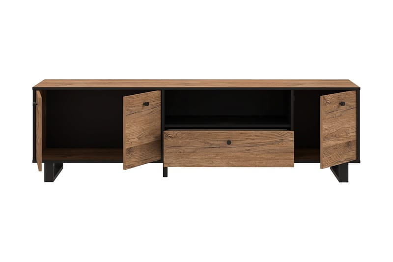 Donmills Tv-bänk 180 cm - Brun/Svart - Möbler - Tv möbel & mediamöbel - TV bänk & mediabänk