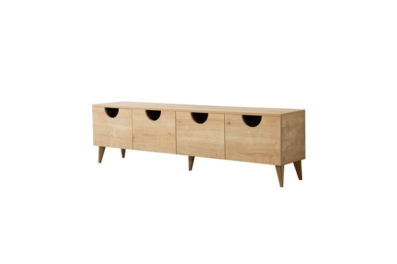 Khalidur Tv-bänk 180 cm - Ek - Möbler - Tv möbel & mediamöbel - TV bänk & mediabänk
