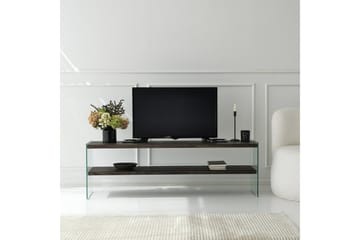 Lepinas Golvstående Tv Bänk 140 cm i Målat Trä - Mörkbrun - Möbler - Tv möbel & mediamöbel - TV bänk & mediabänk
