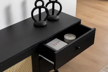 Makwana Tv-bänk 180 cm - Svart - Möbler - Tv möbel & mediamöbel - TV bänk & mediabänk