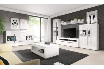 Maricruz TV-bänk 160 cm - Vit - Möbler - Tv möbel & mediamöbel - TV bänk & mediabänk