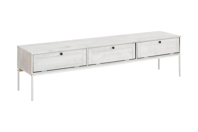 Munira TV-bänk 175 cm - Beige/Vit - Möbler - Tv möbel & mediamöbel - TV bänk & mediabänk