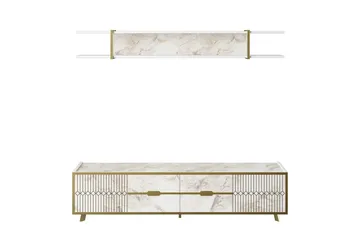 Ocotla Tv-bänk 179,8 cm - Vit - Möbler - Tv möbel & mediamöbel - TV bänk & mediabänk