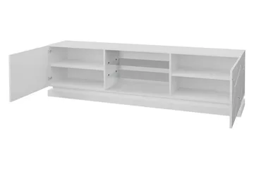 Qiu Tv-bänk 200 cm - Svart - Möbler - Tv möbel & mediamöbel - TV bänk & mediabänk