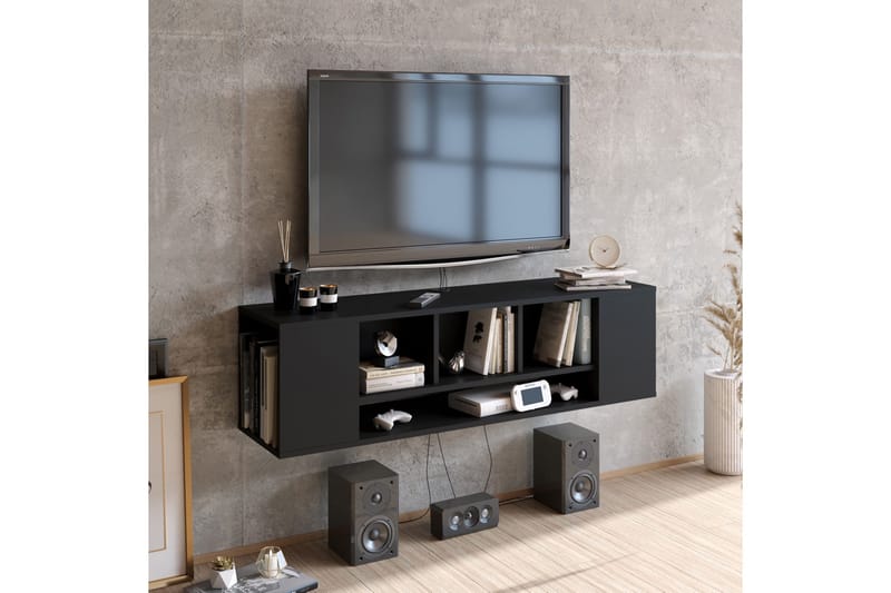 Risnabben TV-bänk 135 cm - Svart - Möbler - Tv möbel & mediamöbel - TV bänk & mediabänk