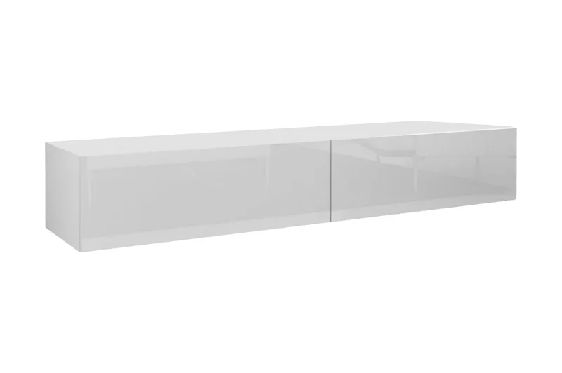 Vasil TV-bänk 180 cm - Vit/Vit Högglans - Möbler - Tv möbel & mediamöbel - TV bänk & mediabänk