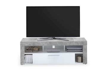 Vibio Golvstående TV Bänk 150 cm med Förvaring i Trä - Grå - Möbler - Tv möbel & mediamöbel - TV bänk & mediabänk
