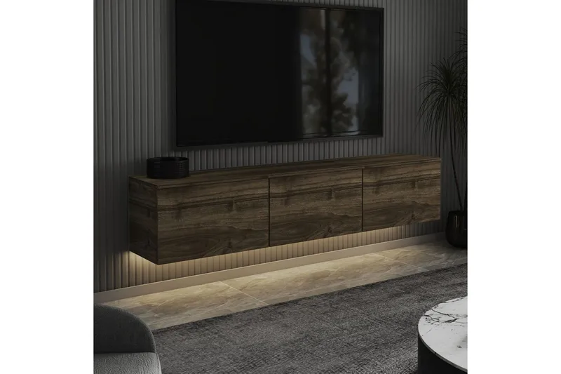 TV-bänk Neon Valnöt - Valnöt - Möbler - Tv möbel & mediamöbel - TV bänk & mediabänk