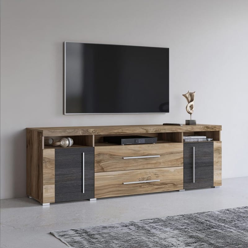 Tv-bänk Roger 2 Dörrar med 2 Lådor - Möbler - Tv möbel & mediamöbel - TV bänk & mediabänk