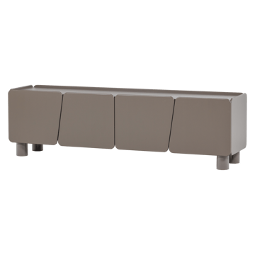 Tv-bänk Root 200 cm - Tryffelbrun - Möbler - Tv möbel & mediamöbel - TV bänk & mediabänk
