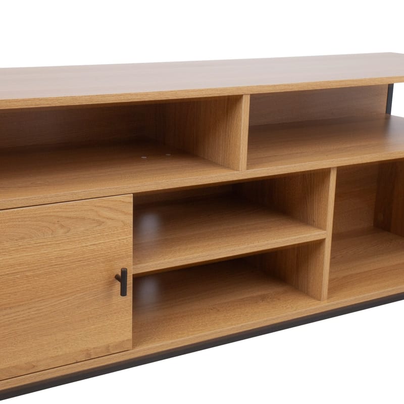 TV-bänk Study Ek/Svart 150x40x54 cm - ek/svart - Möbler - Tv möbel & mediamöbel - TV bänk & mediabänk