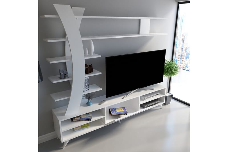 Hejde TV-Möbelset 180 cm - Vit - Möbler - Tv möbel & mediamöbel - TV-möbelset