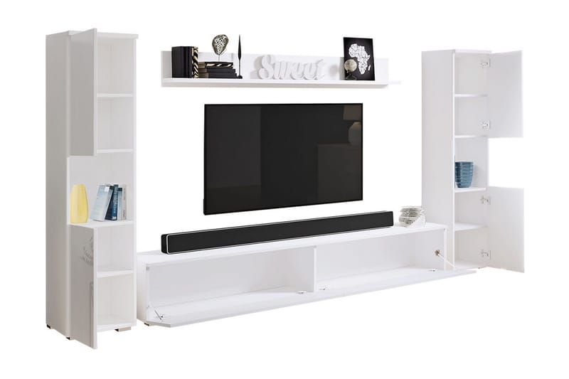 Kanehira Tv-möbelset - Natur/Vit - Möbler - Tv möbel & mediamöbel - TV-möbelset