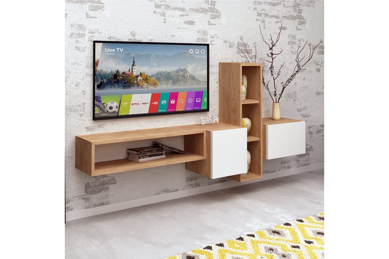 Mod Design Mediaförvaring - Trä/Vit - Möbler - Tv möbel & mediamöbel - TV-möbelset