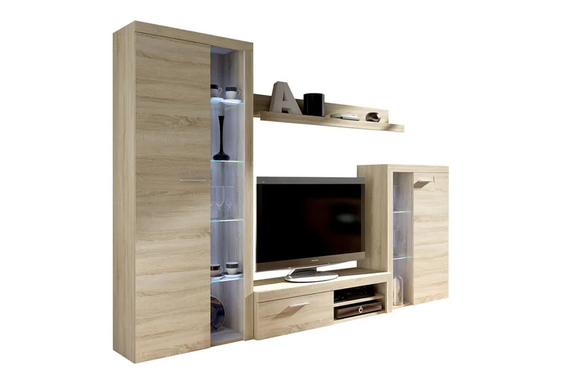 Rumba TV-möbelset - Beige/Grå - Möbler - Tv möbel & mediamöbel - TV-möbelset