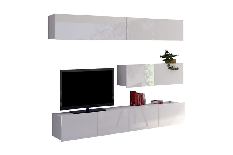 Tessan TV-möbelset - Grå/Vit - Möbler - Tv möbel & mediamöbel - TV-möbelset