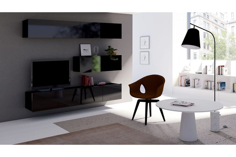 Tessan TV-möbelset - Svart - Möbler - Tv möbel & mediamöbel - TV-möbelset