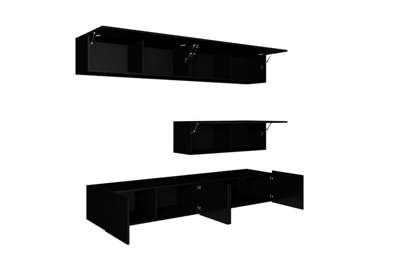 Tessan TV-möbelset - Svart - Möbler - Tv möbel & mediamöbel - TV-möbelset