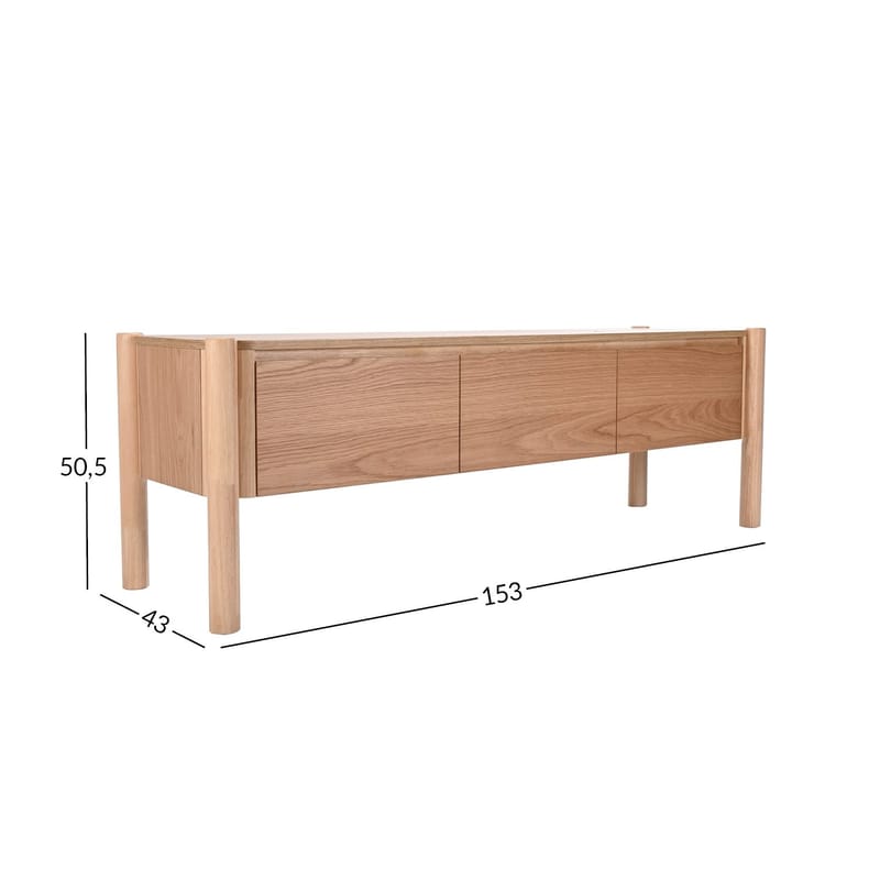 TV-skåp Gardenia Ek 153x43x50,5 cm - ek - Möbler - Tv möbel & mediamöbel - TV bänk & mediabänk