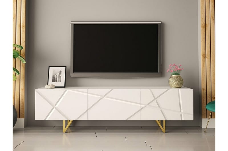 Glenndale Tv-skåp 180 cm Concept 55 White - Möbler - Tv möbel & mediamöbel - TV bänk & mediabänk
