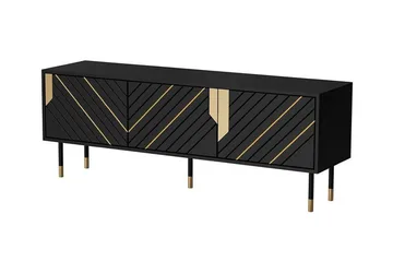 Juniskär Tv-skåp 154 cm - Svart - Möbler - Tv möbel & mediamöbel - TV bänk & mediabänk