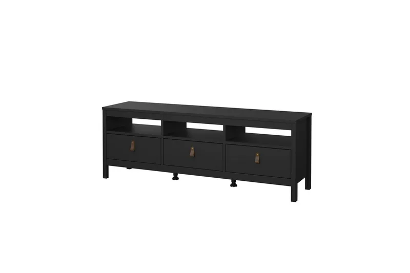 Vallvidera Tv-bänk 151,4 cm - Svart - Möbler - Tv möbel & mediamöbel - TV bänk & mediabänk