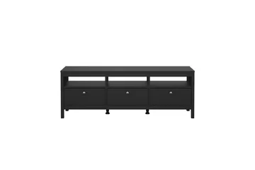 Vallvidera Tv-bänk 151,4 cm - Svart - Möbler - Tv möbel & mediamöbel - TV bänk & mediabänk