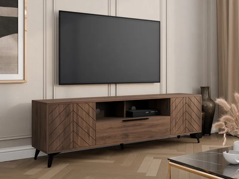 Vemdalen Tv-bänk 204 cm - brun - Möbler - Tv möbel & mediamöbel - TV bänk & mediabänk