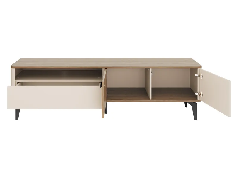 Zeyrin Tv-bänk 180 cm - Beige|brun|svart - Möbler - Tv möbel & mediamöbel - TV bänk & mediabänk