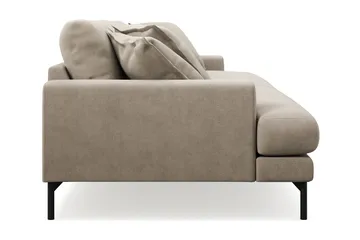Menard Premium 5-sits Djup Soffa i Tyg - Brun - Möbler - Soffa