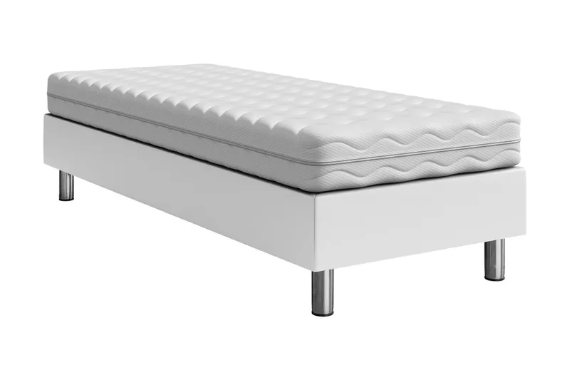 Adeliza Kontinentalsäng 90x200 cm - Vit - Möbler - Säng - Kontinentalsäng