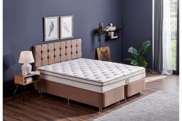 Adilen Kontinentalsäng 150x200 cm - Ljusbrun - Möbler - Säng - Komplett sängpaket