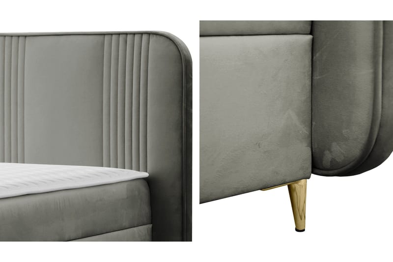 Alani Sängpaket Kontinentalsäng 120x200 cm - Beige - Möbler - Säng - Komplett sängpaket
