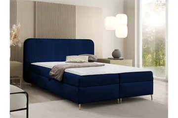 Alani Sängpaket Kontinentalsäng 140x200 cm - Blå - Möbler - Säng - Komplett sängpaket