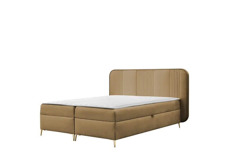 Alani Sängpaket Kontinentalsäng 160x200 cm - Brun - Möbler - Säng - Komplett sängpaket