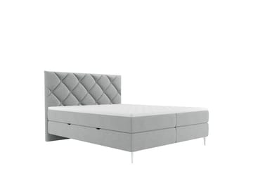 Alasia Sängpaket Kontinentalsäng 160x200 cm - Grå - Möbler - Säng - Komplett sängpaket