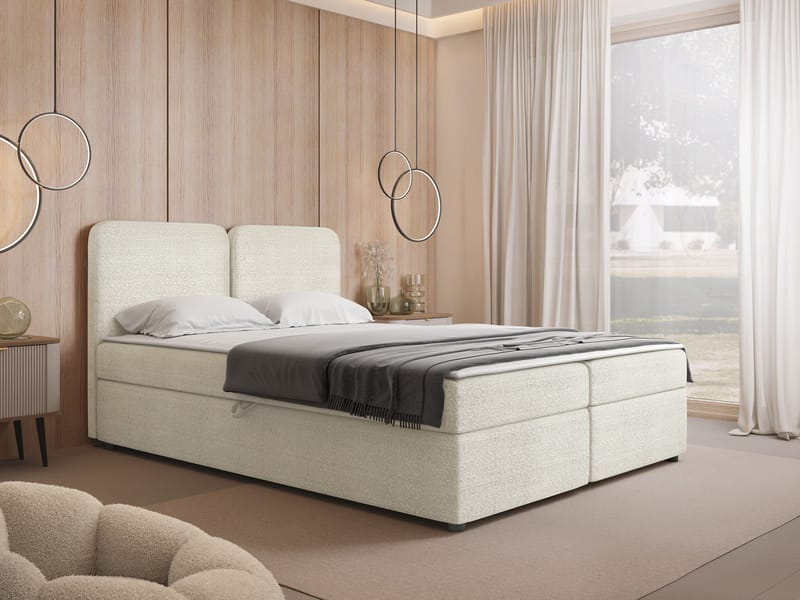 Allgunnen Sängpaket Kontinentalsäng 160x200 cm - Vit - Möbler - Säng - Komplett sängpaket