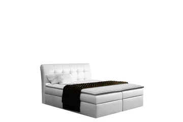 Alvik Sängpaket Kontinentalsäng 160x200 cm - Vit - Möbler - Säng - Komplett sängpaket