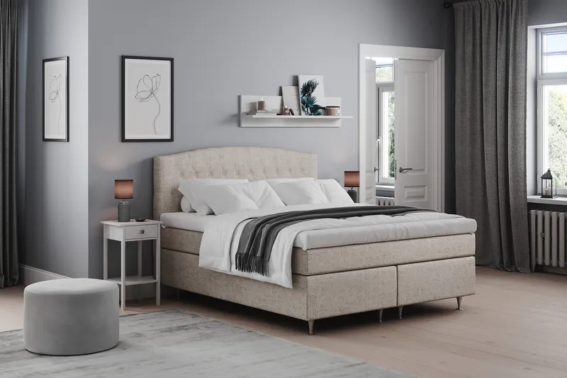 Belda Kontinentalsäng 180x200Medium - Beige - Möbler - Säng - Kontinentalsäng