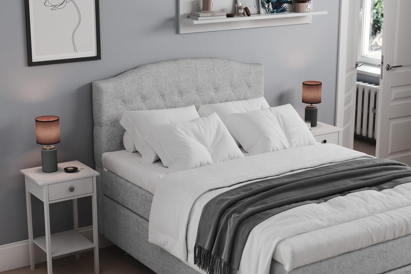 Belda Sängpaket 120x200 Fast - Ljusgrå - Möbler - Säng - Komplett sängpaket