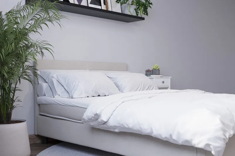Billingen Komplett Sängpaket 120x200 cm - Beige - Möbler - Säng - Enkelsäng