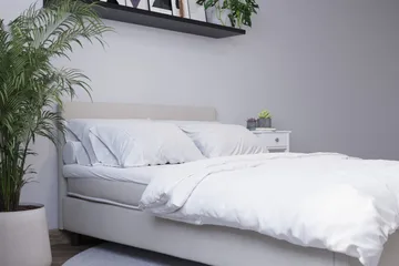 Billingen Komplett Sängpaket 90x200 cm - Beige - Möbler - Säng - Komplett sängpaket