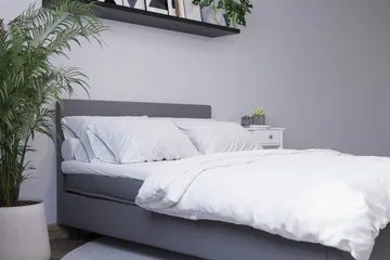 Billingen Komplett Sängpaket 90x200 cm - Grå - Möbler - Säng - Enkelsäng