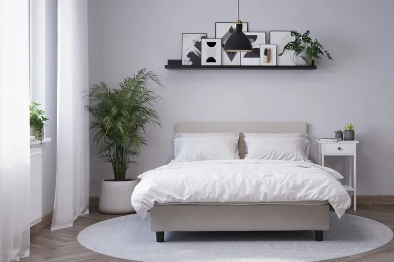 Billingen Kontinentalsäng 160x200 cm - Beige - Möbler - Säng - Enkelsäng