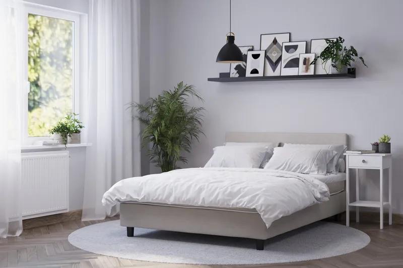 Billingen Kontinentalsäng 90x200 cm - Beige - Möbler - Säng - Enkelsäng