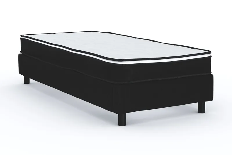 Billingen Kontinentalsäng 90x200 cm - Svart - Möbler - Säng - Enkelsäng