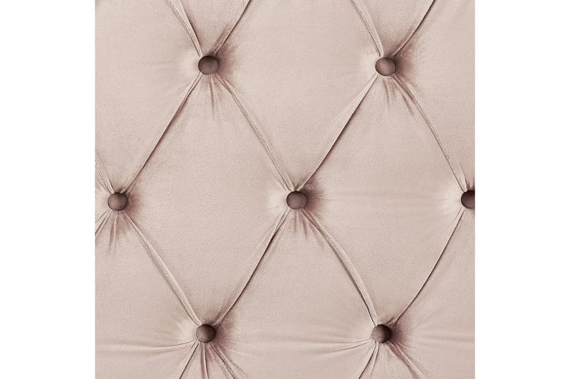 Bode Mjuk Sängram 180x200 cm i Sammet med Sänggavel - Rosa - Möbler - Säng - Sängram & sängstomme