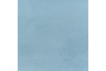 Bossom Sängram 90x200 cm i Sammet med Sänggavel - Blå - Möbler - Säng - Sängram & sängstomme