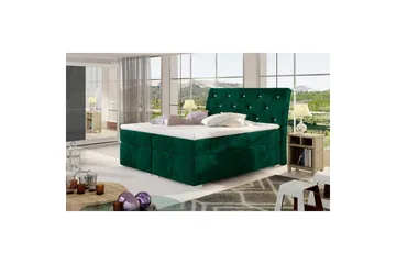 Box Spring Eltap Balvin - 160x200 cm, Kronos 19, Mörkgrön - Möbler - Säng - Kontinentalsäng